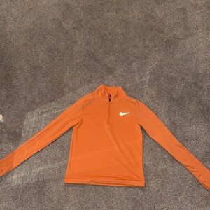 Nike Bright Orange Half-Zip Pullover